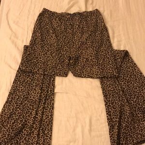 Lepord print pants